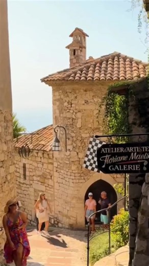 POV: You found the most beautiful village in France 🏰💙 #ezefrance #cotedazur #aesthetic