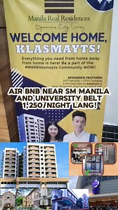 80K views · 1.4K reactions | Looking for the perfect staycation this December? MANILA REAL RESIDENCES Airbnb rooms have you covered: ₱1,250/night for 2 pax Enjoy comfort and convenience with:  TV |  Hot & Cold Shower |  Kitchenware |  Aircon | WiFi ✅ Max 2 guests per room Manila Real Residences #ManilaRealResidences #StaycationInManila #ManilaStaycation #MRRcommunity #BedspaceInManila | Cj Reyes | Facebook