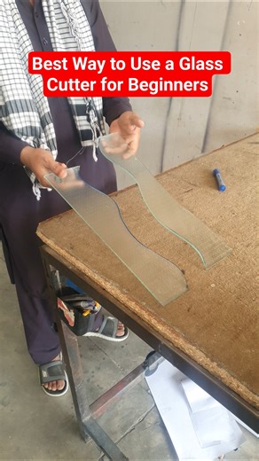 Glass Cutting Like a Pro: Step-by-Step Guide 🪟 #asmr #glassmirror