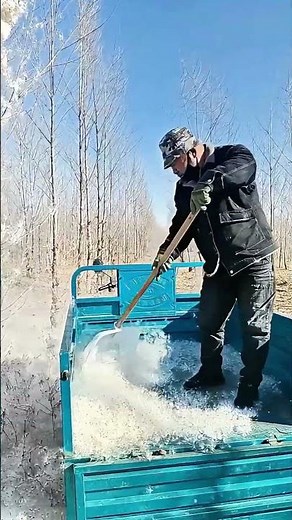 Spreading Plant Seeds With a Shovel