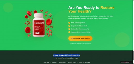 Sugar Control Keto Gummies Supplement – Scam Ads & False Claims