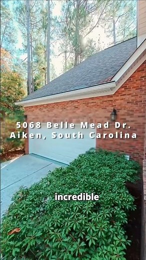 Aiken SC Home For Sale | Brick Home On Golf Course