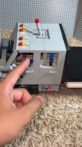 Custom Finished LEGO 1985 Ford F800 Build