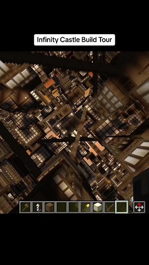 Infinity Castle Build Tour #Minecraft #demonslayer #kimetsunoyaiba #infinitycastle #fyp #xyzbca