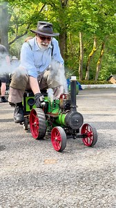 My lad having a ride on the back of this super little steam engine at Wortley Top Forge | Pro Horizon Farming Content