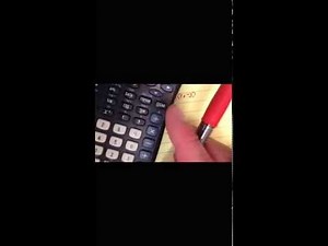 Using your Calculator