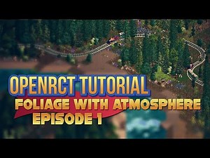 Rollercoaster Tycoon 2 Tutorial | "Foliage with atmosphere" [EP1][FULLHD60]