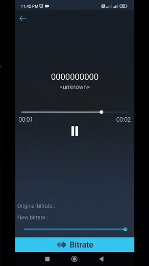 Change bitrate of mp3 audio