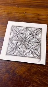 Zentangle Pattern -IN-N-OUT | Drawing Tutorial For Beginners #zentangle #doodle #Zendoodle #art #zenart #mindfulart #trending #viral #painting #easyart | Easy Art