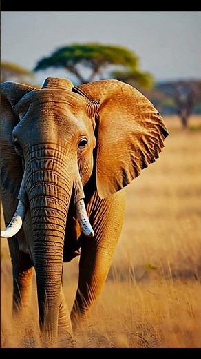 "Majestic Elephant in Action | Stunning Wildlife Video in 4K" 🐘✨