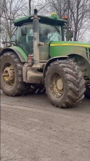 Tractor Hauls Heavy Trailer | Live Site Demo