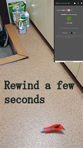 "Background Loop Recorder" - Records BEFORE you press