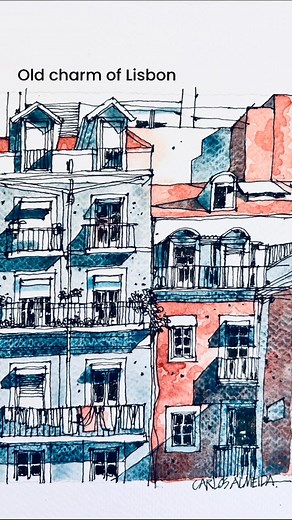 3.7K views · 60 reactions | This sketch is a bit more than a squiggle. It started out with crooked lines but was able to make them part of a whole. In the end, it all plays well as composition. | SketchViews | Facebook