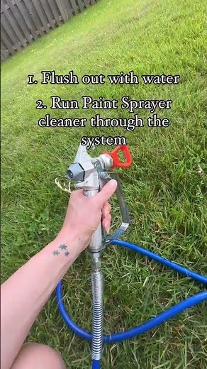 How to clean the Graco X5! One of the biggest downsides to using a paint sprayer is cleaning it..