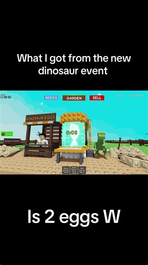 Dinosaur Eggs in Grow A Garden Update