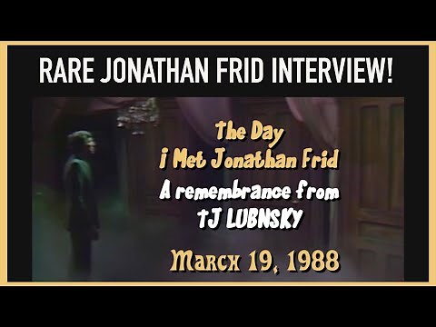 1988 Jonathan Frid Interview - Barnabas Collins - Dark Shadows - Interview conducted by TJ Lubinsky