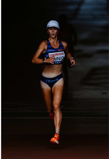 Alisa Vainio Historiallisesti Tokion MM-maratonilla