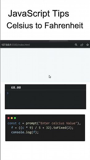 Temperature Converter in JavaScript