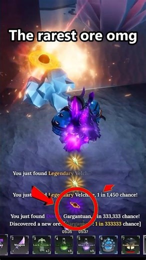 i found the Best RAREST OP ORE #theforge #roblox