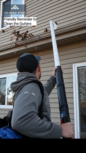 M Sam Irwin on Instagram: "#pvc #leafblower #extension #gutter #cleaning #gobuildstuff"