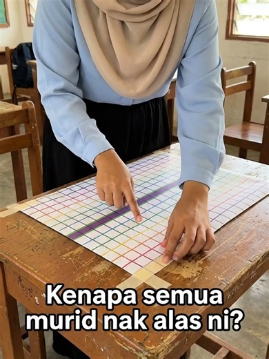 Alas Meja Cantik Tahan Lasak Jadi Pilihan Murid
