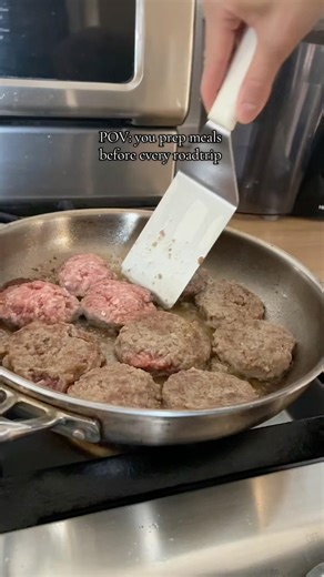 Meal prepping before roadtrip