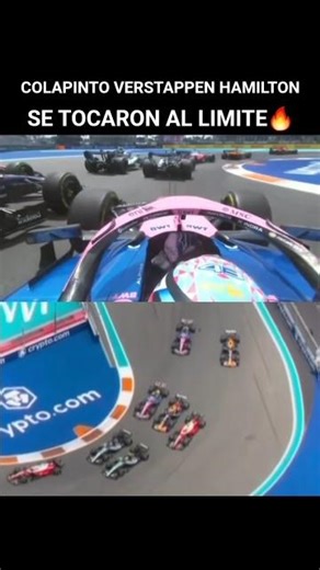 LARGADA AL LIMITE 🔥 COLAPINTO VERSTAPPEN HAMILTON #formula1 #f1 #colapinto #hamilton #maxverstappen