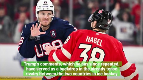Canada Trump Neighbors USA In Four Nations Final