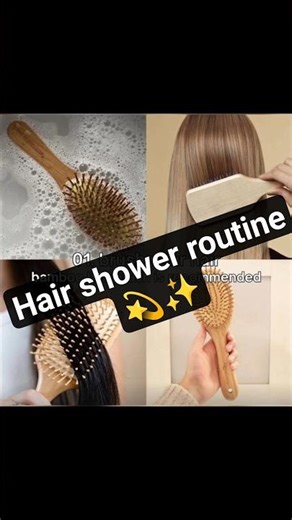 ✨ Hair Wash Routine for Shine & Strength #diyhaircare #haircaretips