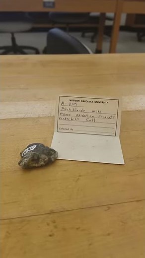 Radiation Analysis of Uraninite