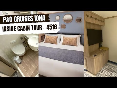 P&O Cruises IONA Inside CABIN Tour - 4516