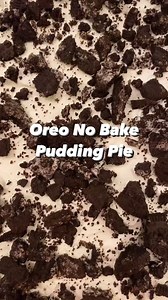 Oreo pudding pie is a super easy, NO bake dessert to make for any...