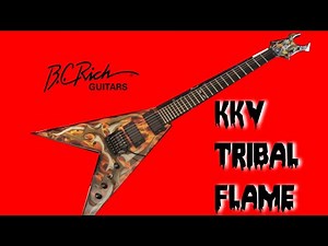 My Guitars B C Rich KKV Tribal Flame Kerry King