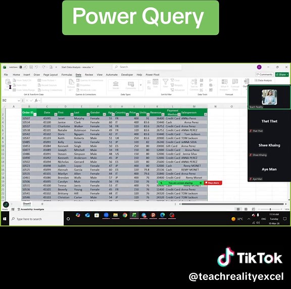 Advanced Excel Excel Expert Zoom Class 11 AM to 1 PM #teachreality #learnexcelwithmst #exceltips #excel #fyp