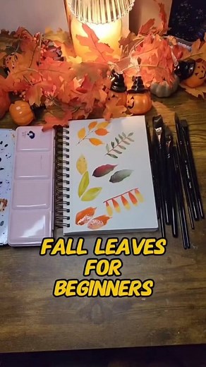 Try out these really simple fall.leaves in watercolor! * #reels #reelsvideo #fbreels #reelsfb #watercolor #watercolorpainting #watercolorartist #watercolorforbeginners #watercolorart #painting #beginners #tutorial #jddesignsandco | JD Designs and Co