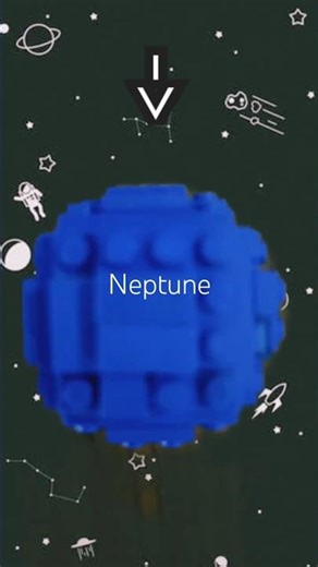 Lego Neptune in our solar system ￼￼