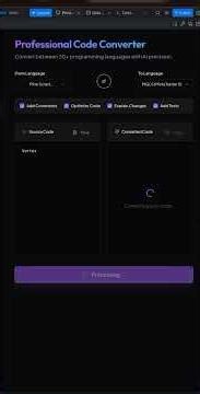 Convert code from any language to any language turn code from any language just tell #forex