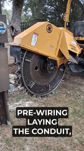 Laying Electrical Conduit in Dripping Springs