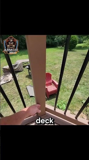 Fix Deck Post Cracks with Silverback Epoxy!