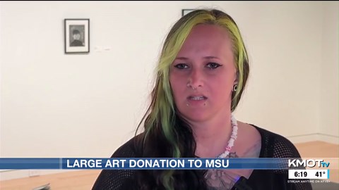 Minot State receives scores of artworks from world-renowned artists