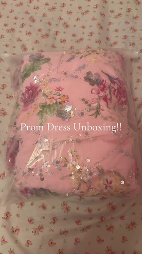 Stunning Prom Dress Unboxing: Pink & Sparkly