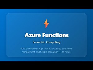 Azure Functions Tutorial: Serverless Computing Explained for Beginners