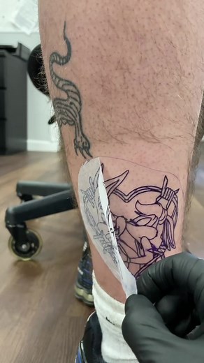 Bugs Bunny and Lola Bunny Cartoon Tattoos for Valentine's Day