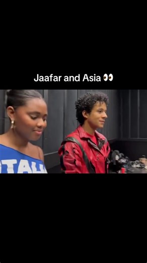 Jaafar Jackson's Chemistry with Asia | Thriller Performance