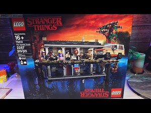 PURE Build: LEGO Stranger Things The Upside Down 75810 real time no music ASMR