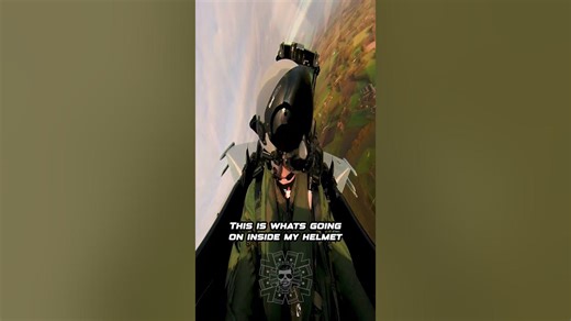 🎧 What’s really going on inside a fighter pilot’s helmet… 😅✈️