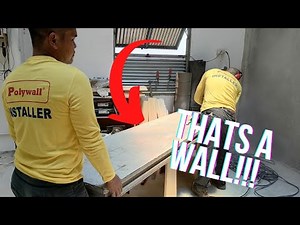 Wall divider in 13 minutes! - Polywall