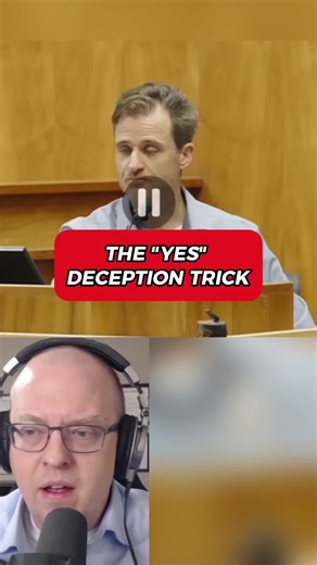 Watch how his body betrays his words. Can you spot the delay? #fyp #BodyLanguage #TrueCrime