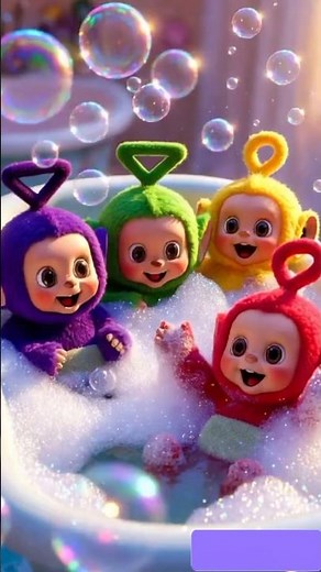 KidsBubble Bath Dance with Teletubbies 🫧💜 | Kids Songs & Fun