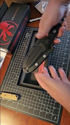 Unboxing Microtech Socom Alpha Mini in M390 Steel! #microtechknives #tacticalknives